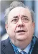  ??  ?? ACCUSED Salmond