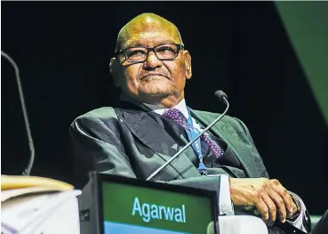  ?? Picture: Getty Images ?? Anil Agarwal, the founder of the company that has bought up to 21% of Anglo American.