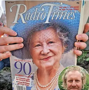  ?? ?? This issue of Radio Times was among items from 1990 unearthed by builder Matt Grocott, inset