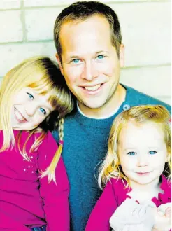  ?? SUPPLIED ?? Edmonton dad Chris Griffin with daughters Bria, left, and Malia