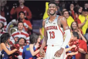  ?? CASEY SAPIO/USA TODAY SPORTS ?? Deandre Ayton averaged 20.1 points and 11.6 rebounds in his only season at Arizona.