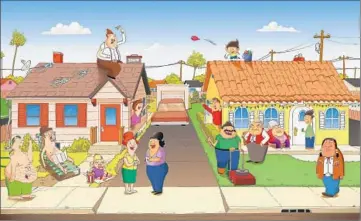  ?? Fox ?? “BORDERTOWN” follows two families, the Buckwalds and the Gonzalezes, in the f ictitious Mexifornia.