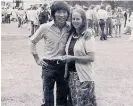  ?? Photo / Supplied ?? We don’t know where they were, but Benny Tan says this photo was taken on Saturday, January 26, 1974, when he and Sharon were dedicated followers of fashion and long before the seed for Kaitaia’s Abundant Life Church was sown.