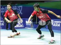 ??  ?? event PBSI BERSATU LAGI: Mohammad Ahsan/Muhammad Rian Ardianto menjadi pilar Indonesia dalam Kejuaraan Dunia 2017 Agustus mendatang.