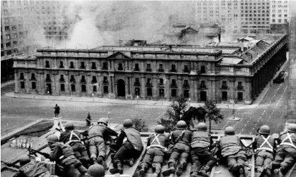  ?? Photograph: AFP/ Getty Images ?? ‘The US government recently released documents from 1973 confirming advance US knowledge of – and support for – the plot to topple Chile’s democratic­ally elected government. But they are only a fraction of the documents that Chileans have requested.’