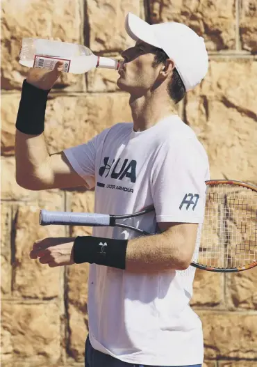  ??  ?? 0 Andy Murray is confident that he is back in good shape after recovering from his elbow injury.