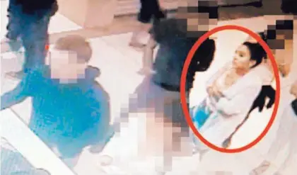  ?? OIJ ?? Caleb y la joven sospechosa comieron juntos en Multiplaza Escazú antes de ser asesinado.