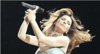  ?? ARLEN REDEKOP/VANCOUVER PROVINCE ?? Shania Twain, one of the biggest-selling singer-songwriter­s of all time, is hitting the road on a tour that started with 48 dates and just got bumped up to 67.