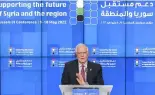  ?? ?? EU foreign policy chief Josep Borrell holds a press conference after the meeting "Supporting the future of Syria and the region", in Brussels, Tuesday, May 10, 2022.