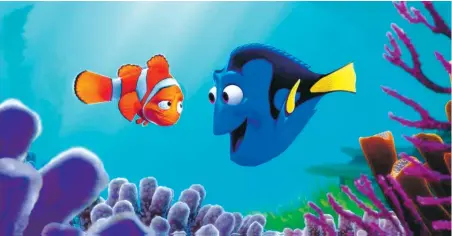  ??  ?? One fish, two fish: Finding Dory, at Regal Stadium 14, Violet Crown, and DreamCatch­er