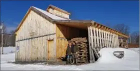  ?? PAUL POST - MEDIANEWS GROUP ?? Battlehill Maple in Fort Ann has a new sugarhouse that Greg Lapan designed and built with his cousins.