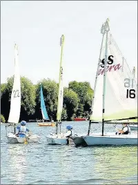  ??  ?? SETTING SAIL: Hillingdon Outdoor Activities Centre offers sports from archery to windsurfin­g