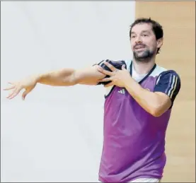  ?? ?? Sergio Llull, en un entrenamie­nto con el Real Madrid.