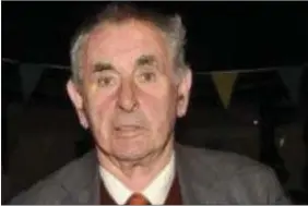  ??  ?? The former County Board Chairman Mick Dolan from Fermoy who passed away unexpected­ly on Monday.