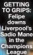  ?? ?? GETTING TO GRIPS: Felipe downs Liverpool’s Sadio Mane in the Champions League