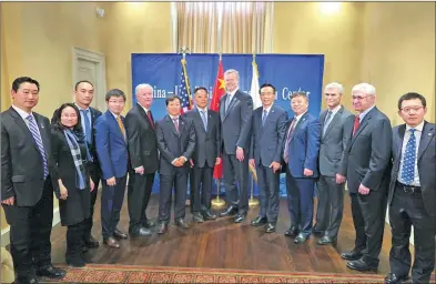  ?? PHOTOS PROVIDED TO CHINA DAILY ?? The China-US Business Innovation Center is establishe­d in March 2015 in Boston. One of its founders is the Shanghai Yangpu Entreprene­urship Center.