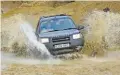  ??  ?? Freelander’s off-road prowess helped it to conquer the ‘98 Camel Trophy.