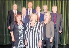  ??  ?? Central Hawke’s Bay’s elected members and returning mayor Alex Walker.