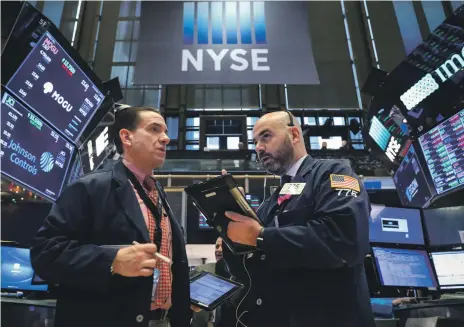  ?? Reuters ?? Traders on the floor of the New York Stock Exchange. Amateurs are welcome to indulge, but should do their homework first