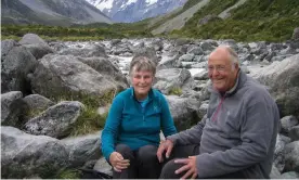  ??  ?? Tony Herbert with his wife, Brenda. His breast cancer, triggered by the BRCA2 gene, was successful­ly treated with surgery and chemothera­py.