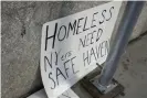  ?? Photograph: Gina M Randazzo/Zuma/Rex/ Shuttersto­ck ?? A sign at Howard Street and Lafayette Street in Lower Manhattan left during a vigil for the victims of the attacks in New York.