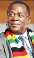  ??  ?? President Mnangagwa