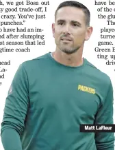  ??  ?? Matt LaFleur