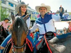  ??  ?? Ángela Caballero y Rodrigo Morán.