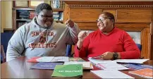  ?? WOMENRISIN­G ?? “I think it is unfair that people could just buy their way in,” says Dylan Chidick, pictured with his mother, Khadine Phillip.“But I know that it has been happening for a long time. … And that means that you have to work harder to achieve the same goals.”