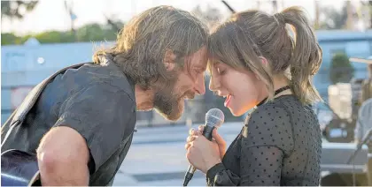  ??  ?? A Star Is Born, starring Bradley Cooper and Lady Gaga, has attracted a groundswel­l of Oscars buzz.