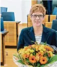  ?? Foto: dpa ?? CDU Ministerpr­äsidentin Annegret Kramp Karrenbaue­rs Koalition steht.