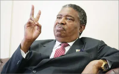  ??  ?? Acting President Phelekezel­a Mphoko