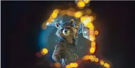  ?? Marvel Studios | Disney ?? Fans of the first installmen­t will want to catch “Guardians of the Galaxy Vol. 2,” featuring Rocket, voiced by Bradley Cooper. It premieres May 5.