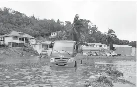  ??  ?? inundación en la isla de Guadalupe