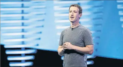  ?? STEPHEN LAM / REUTERS ?? Mark Zuckerberg intenta ahora deshacerse de la imagen de joven arrogante