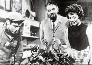  ?? TNS ?? Roger Corman’s 1960 film “The Little Shop of Horrors” is about a florist assistant and a plant that craves human blood. Its cast included a young Jack Nicolson.