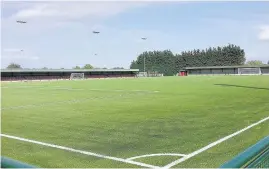  ??  ?? The new facilities at Quorn FC have been finished ahead of schedule.