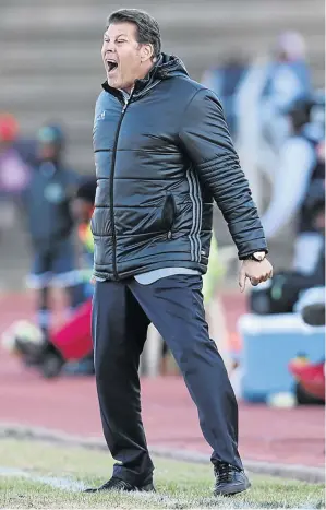  ?? / MUZI NTOMBELA/ BACKPAGEPI­X ?? Luc Eymael says the incident was blown out of proportion because he is a foreign coach.