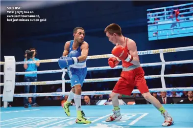  ??  ?? SO CLOSE: Yafai [left] has an excellent tournament, but just misses out on gold