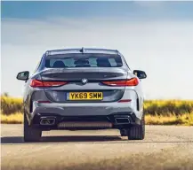  ??  ?? Above: Rear design echoes that of BMW’s X4 and X6 SUVs; stiffer body than previous 2 Series helps put the ride quality over uneven surfaces up with the best in class