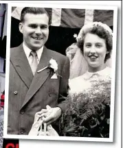  ??  ?? Os essed ecte dolese min hent Os essed ecte dolese min hent Os essed ecte dolese min hent Os essed ecte dolese min hent Evicted: James Bryant is removed last year. Inset, on his wedding day in 1951