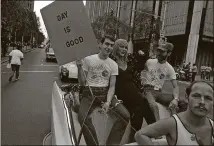  ?? PHOTO: KENNETH WALKER / THE ATLANTA JOURNALCON­STITUTION ?? Gay pride participan­ts ride in a convertibl­e during a gay pride march in Atlanta on June 21, 1980.