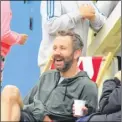  ??  ?? Chris O’Dowd relaxes in a deck chair on the beach