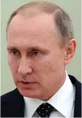  ??  ?? Putin: Tensions with Turkey