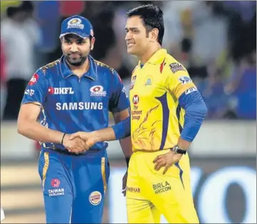  ?? AP ?? ■
Mumbai Indians will take on Chennai Super Kings in the IPL opener in Mumbai on March 29.