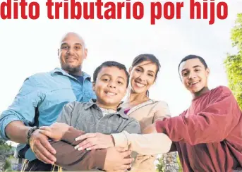  ?? / archivo ?? El crédito tributario por hijo puede ayudar a reducir su impuesto federal por hasta $1,000 por cada hijo calificado.