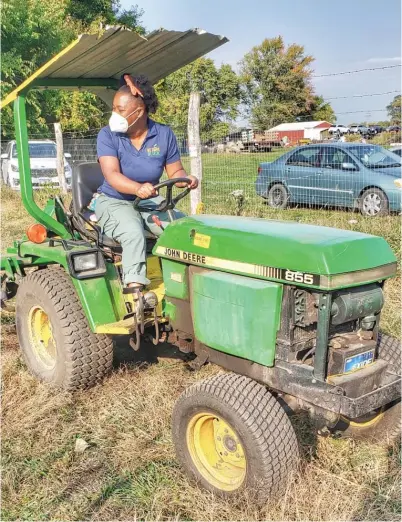  ?? PROVIDED ?? Natasha Nicholes, who owns two farms in West Pullman with her husband, Shomari.