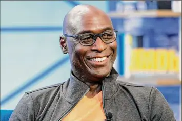  ?? Rich Polk / Tribune News Service ?? Actor Lance Reddick, 60, known for the TV series “The Wire” and “Fringe,” died Friday.