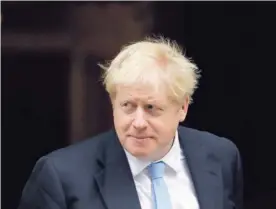  ?? AP ?? El gobierno británico de Boris Johnson destacó los avances de las negociacio­nes con la Unión Europea.