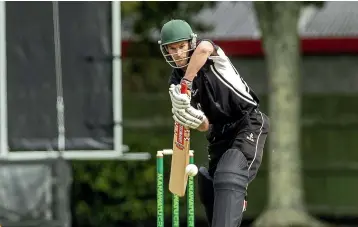  ?? WARWICK SMITH/STUFF ?? Veteran batsman Jason Mcgregor is part of a solid batting lineup for this weekend’s two-day final against Marist.